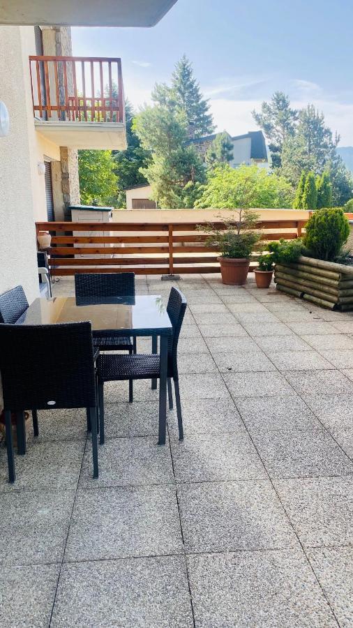 Font-Romeu : T2 Avec Grande Terrasse Et Garage Apartment Bagian luar foto